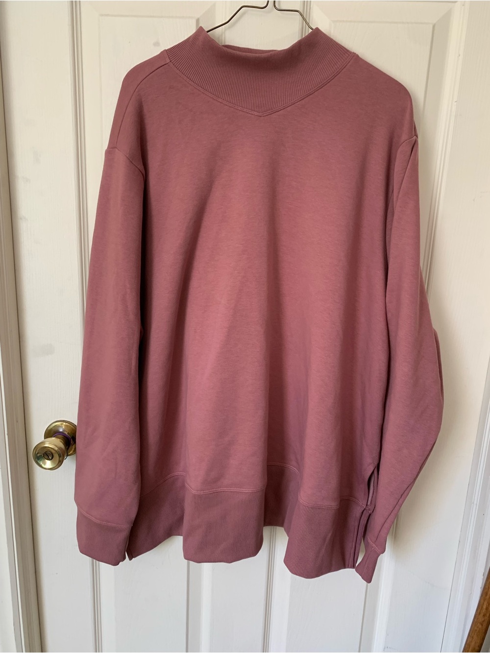 Joe Fresh Dusty Rose Crewneck Sweater